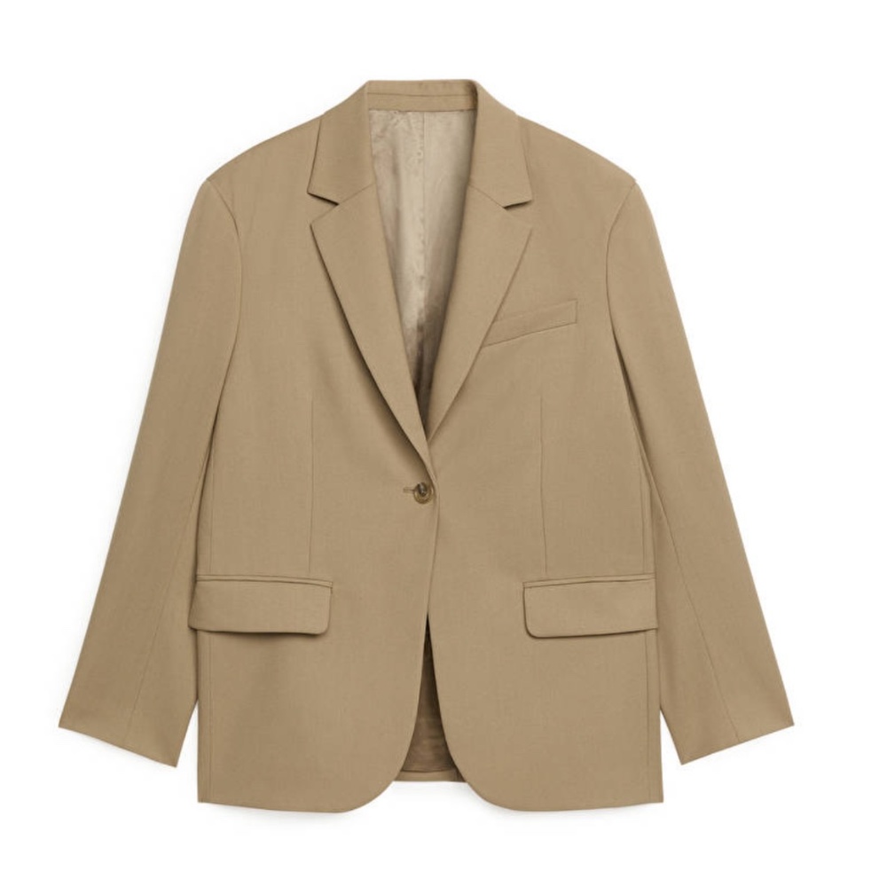 WOOL ARKET OVERSIZED HOPSACK BLAZER